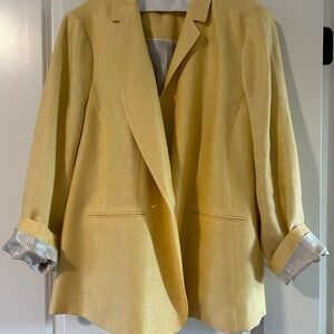 TALBOTS linen blazer